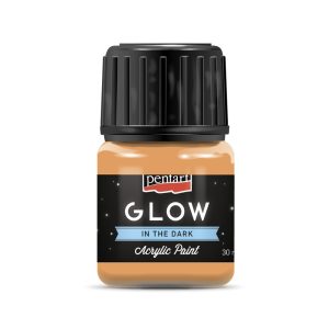 PentArt Glow sötétben világító akrilfesték - narancs - 30 ml