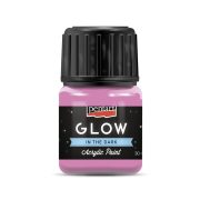   PentArt Glow sötétben világító akrilfesték - pink - 30 ml