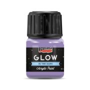   PentArt Glow sötétben világító akrilfesték - lila - 30 ml