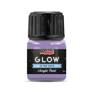 PentArt Glow sötétben világító akrilfesték - lila - 30 ml