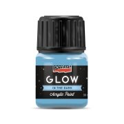   PentArt Glow sötétben világító akrilfesték - kék - 30 ml