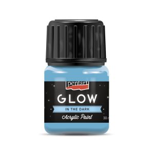 PentArt Glow sötétben világító akrilfesték - kék - 30 ml