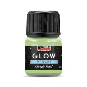   PentArt Glow sötétben világító akrilfesték - zöld - 30 ml