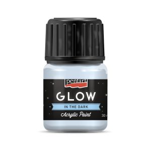 PentArt Glow sötétben világító akrilfesték - kékesfehér - 30 ml