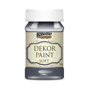 PentArt lágy dekorfesték - grafit - 100 ml