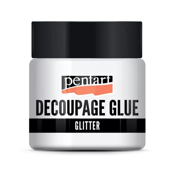 PentArt Glitteres dekupázs ragasztólakk - 50 ml
