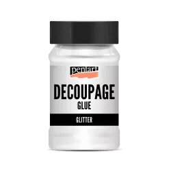 PentArt Glitteres dekupázs ragasztólakk - 100 ml