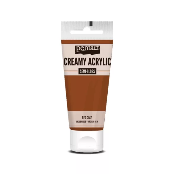 PentArt Krémes akrilfesték - selyemfényű  - vörösagyag - 60 ml
