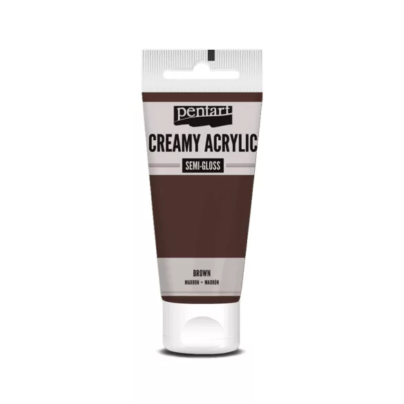 PentArt Krémes akrilfesték - selyemfényű  - barna - 60 ml
