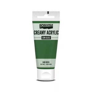PentArt Krémes akrilfesték - selyemfényű  - sötétzöld - 60 ml