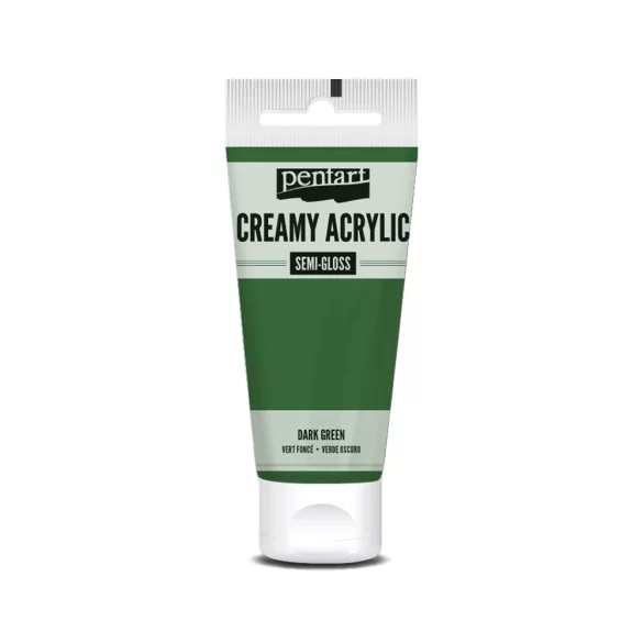 PentArt Krémes akrilfesték - selyemfényű  - sötétzöld - 60 ml