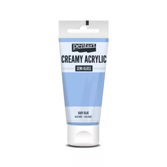 PentArt Krémes akrilfesték - selyemfényű  - bébikék - 60 ml