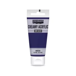   PentArt Krémes akrilfesték - selyemfényű  - sötétkék - 60 ml