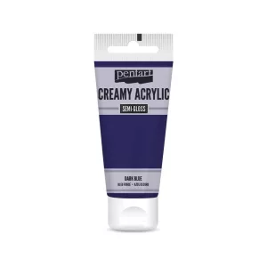 PentArt Krémes akrilfesték - selyemfényű  - sötétkék - 60 ml