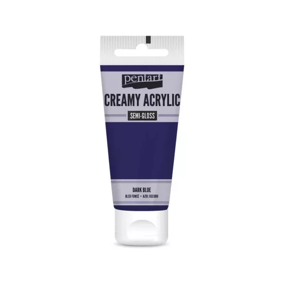 PentArt Krémes akrilfesték - selyemfényű  - sötétkék - 60 ml