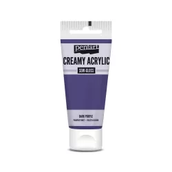   PentArt Krémes akrilfesték - selyemfényű  - sötétlila - 60 ml