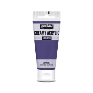 PentArt Krémes akrilfesték - selyemfényű  - sötétlila - 60 ml