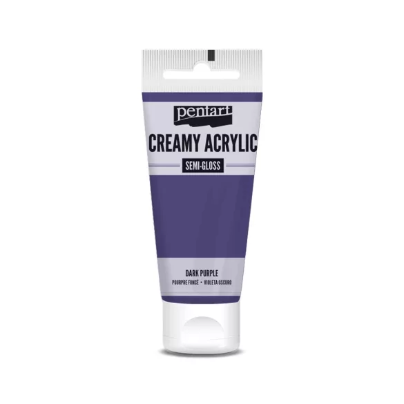 PentArt Krémes akrilfesték - selyemfényű  - sötétlila - 60 ml