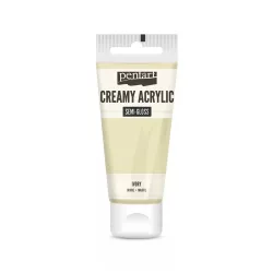   PentArt Krémes akrilfesték - selyemfényű  - elefántcsont - 60 ml