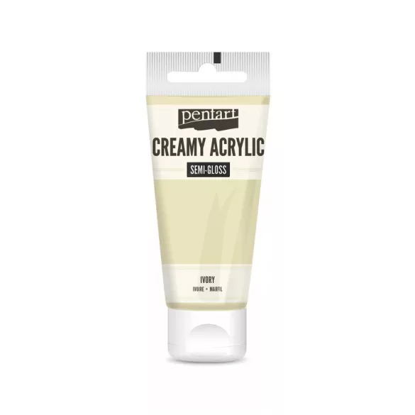 PentArt Krémes akrilfesték - selyemfényű  - elefántcsont - 60 ml