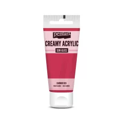   PentArt Krémes akrilfesték - selyemfényű  - kárminvörös - 60 ml