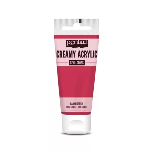 PentArt Krémes akrilfesték - selyemfényű  - kárminvörös - 60 ml