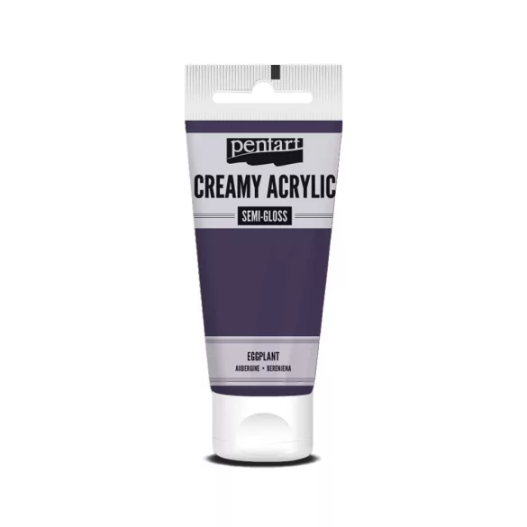PentArt Krémes akrilfesték - selyemfényű  - padlizsán - 60 ml