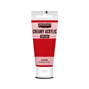 PentArt Krémes akrilfesték - selyemfényű  - rúzspiros - 60 ml
