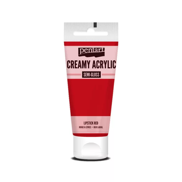 PentArt Krémes akrilfesték - selyemfényű  - rúzspiros - 60 ml