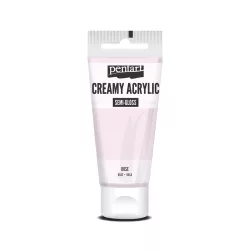   PentArt Krémes akrilfesték - selyemfényű  - rózsaszín - 60 ml