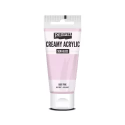   PentArt Krémes akrilfesték - selyemfényű  - bébirózsaszín - 60 ml