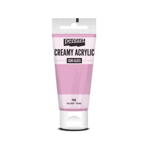 PentArt Krémes akrilfesték - selyemfényű  - pink - 60 ml