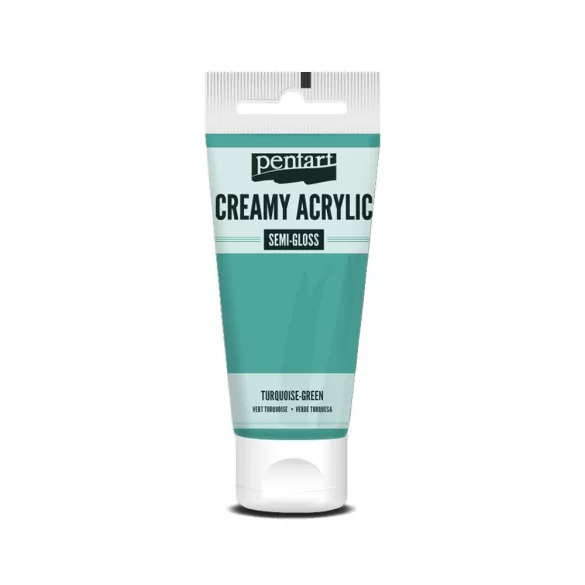 PentArt Krémes akrilfesték - selyemfényű  - türkizzöld - 60 ml