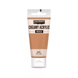PentArt Krémes akrilfesték - metál - bronz - 60 ml