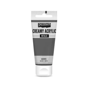 PentArt Krémes akrilfesték - metál - grafit - 60 ml