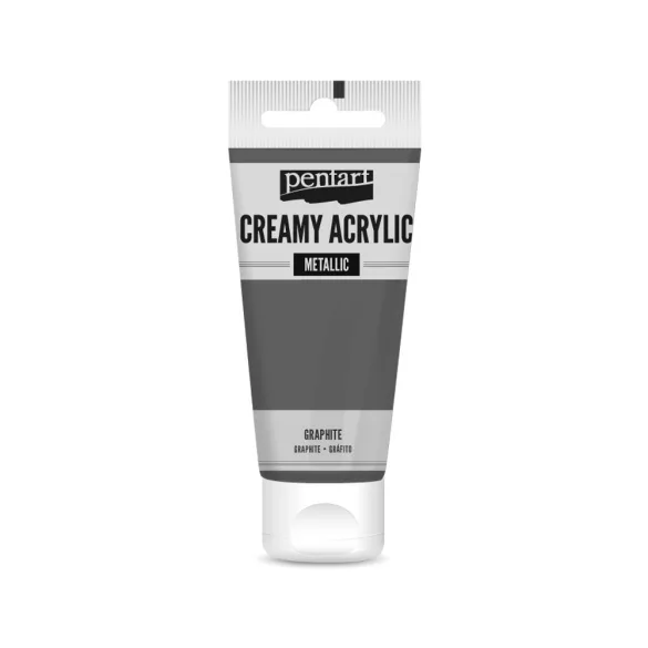 PentArt Krémes akrilfesték - metál - grafit - 60 ml