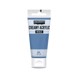 PentArt Krémes akrilfesték - metál - kék - 60 ml