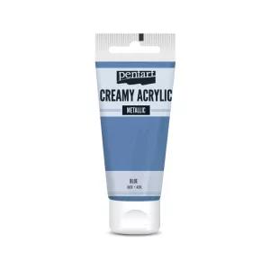 PentArt Krémes akrilfesték - metál - kék - 60 ml