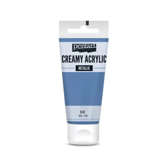PentArt Krémes akrilfesték - metál - kék - 60 ml
