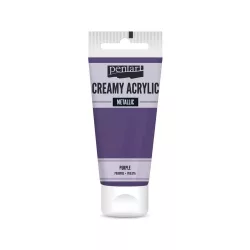 PentArt Krémes akrilfesték - metál - lila - 60 ml