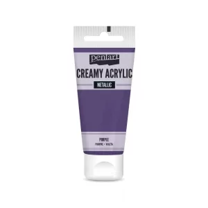 PentArt Krémes akrilfesték - metál - lila - 60 ml