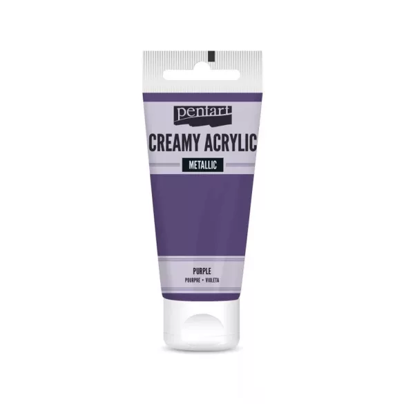PentArt Krémes akrilfesték - metál - lila - 60 ml