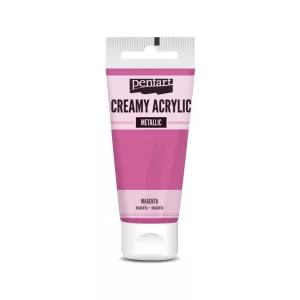 PentArt Krémes akrilfesték - metál - magenta - 60 ml
