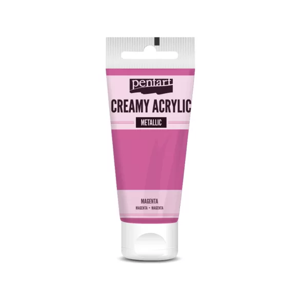 PentArt Krémes akrilfesték - metál - magenta - 60 ml
