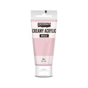PentArt Krémes akrilfesték - metál - rózsaszín - 60 ml
