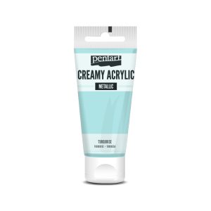 PentArt Krémes akrilfesték - metál - türkiz - 60 ml