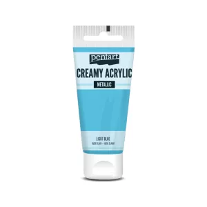 PentArt Krémes akrilfesték - metál - világoskék - 60 ml