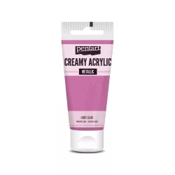 PentArt Krémes akrilfesték - metál - világoslila - 60 ml