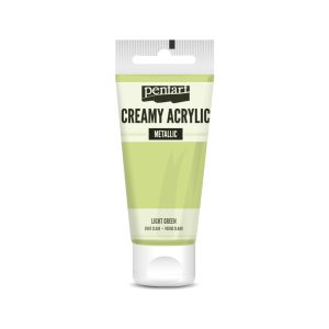 PentArt Krémes akrilfesték - metál - világoszöld - 60 ml