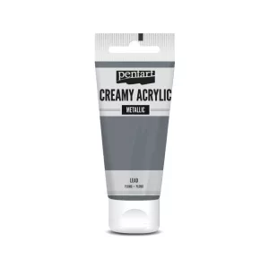 PentArt Krémes akrilfesték - metál - ólom - 60 ml